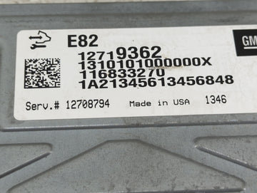 2018-2022 Chevrolet Traverse PCM Engine Control Computer ECU ECM PCU OEM P/N:039045703 12697045 Fits OEM Used Auto Parts