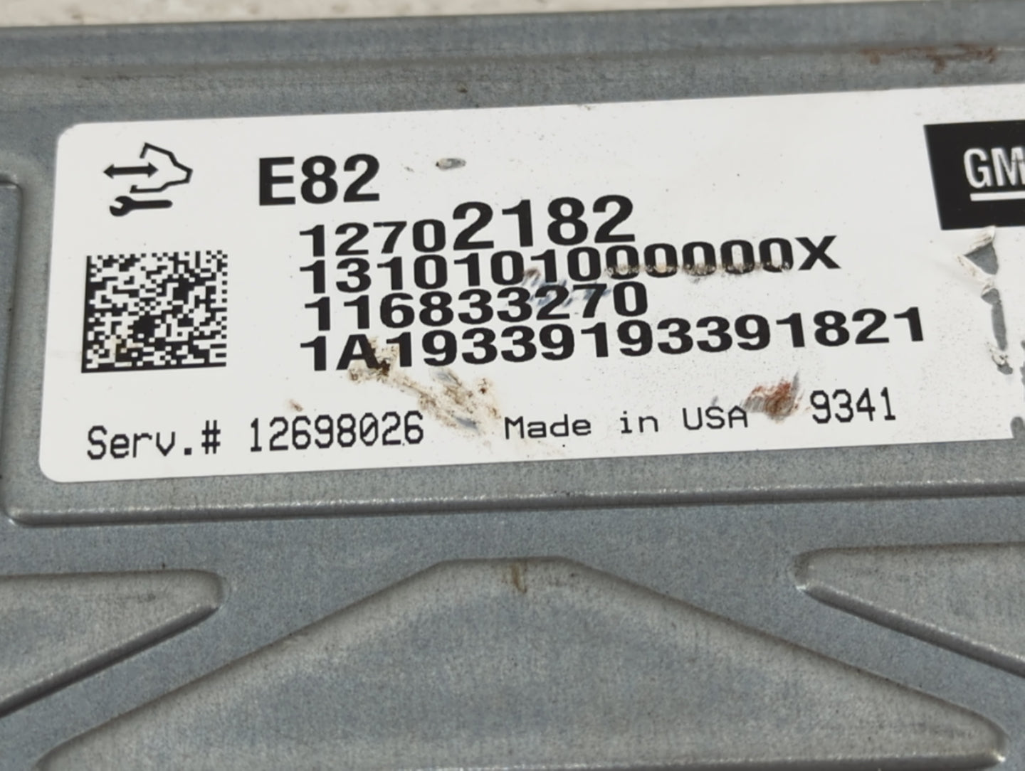 2018-2022 Chevrolet Traverse PCM Engine Control Computer ECU ECM PCU OEM P/N:116833270 12702182 Fits OEM Used Auto Parts - O