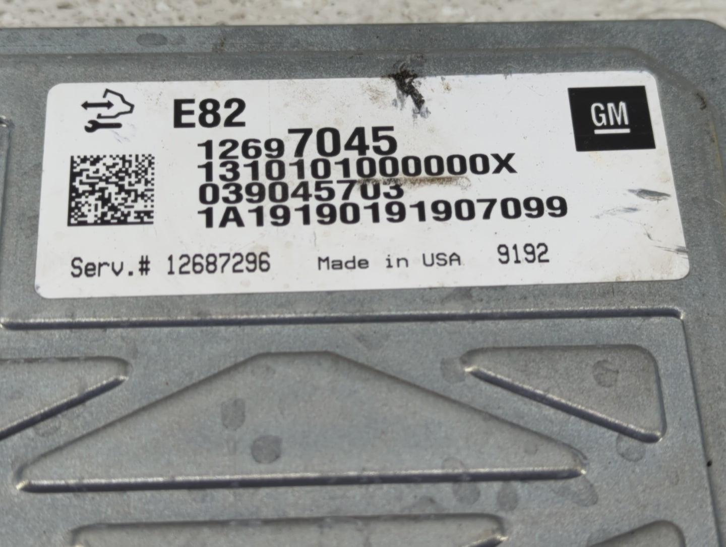 2018-2022 Chevrolet Traverse PCM Engine Control Computer ECU ECM PCU OEM P/N:039045703 12697045 Fits OEM Used Auto Parts - O