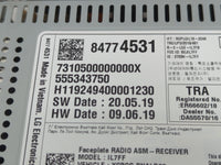 2021-2022 Chevrolet Traverse Radio AM FM Cd Player Receiver Replacement P/N:555343750 84774531 Fits Fits 2021 2022 OEM Used 