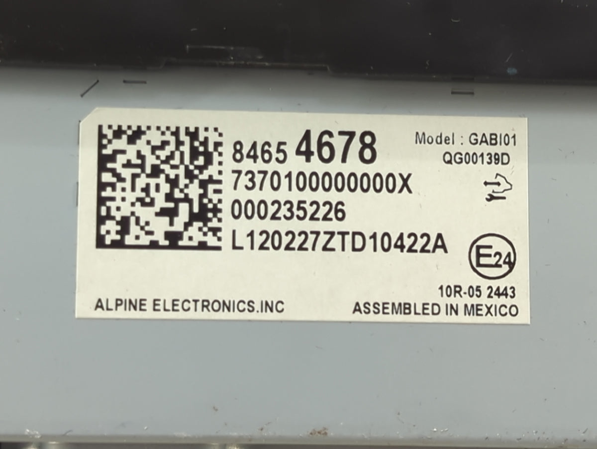 2020 Chevrolet Traverse Information Radio Display Screen Black - Oemusedautoparts1.com