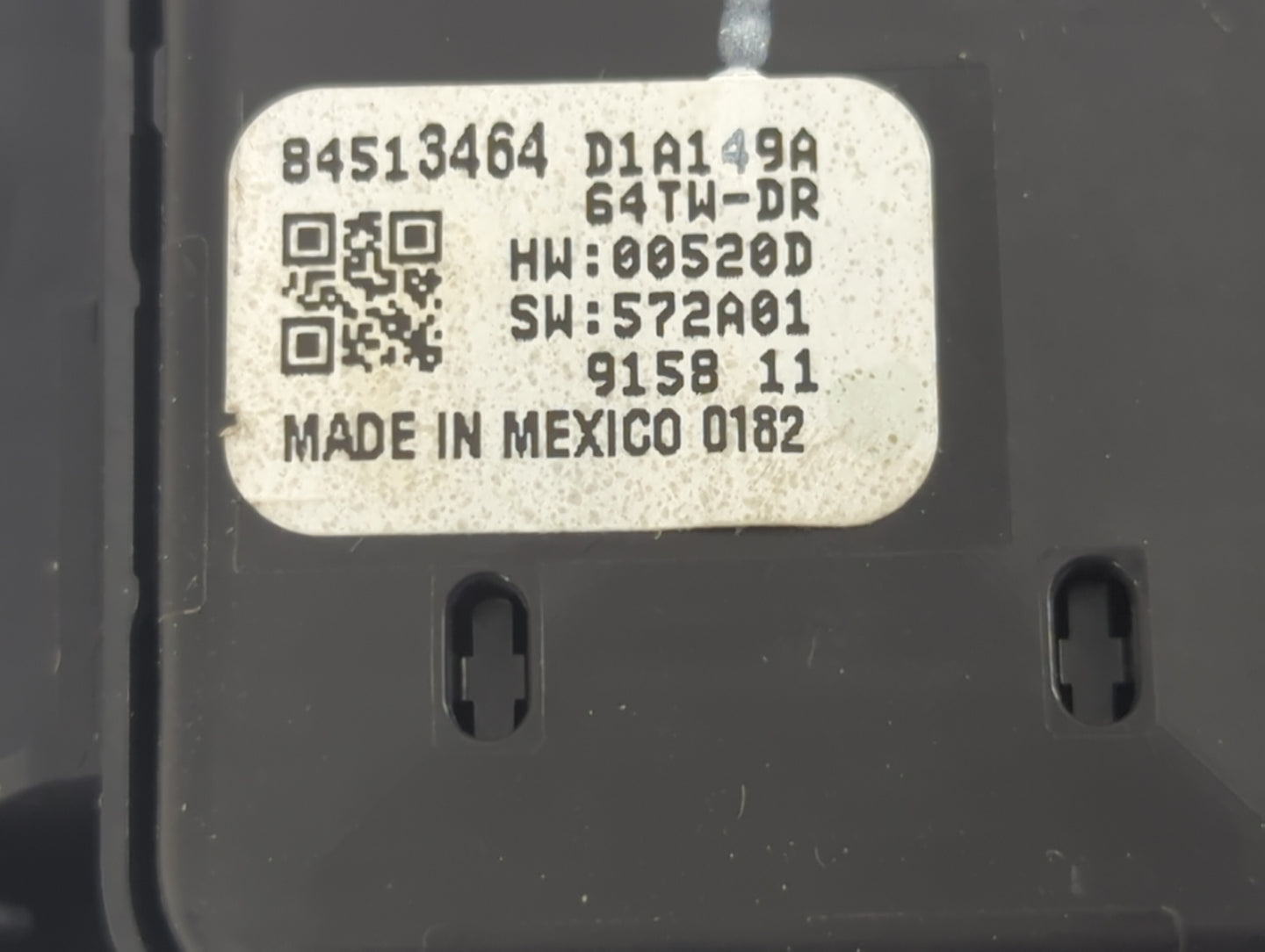 2018-2022 Chevrolet Traverse Master Power Window Switch Replacement Driver Side Left P/N:84513464 D1A149A Fits OEM Used Auto