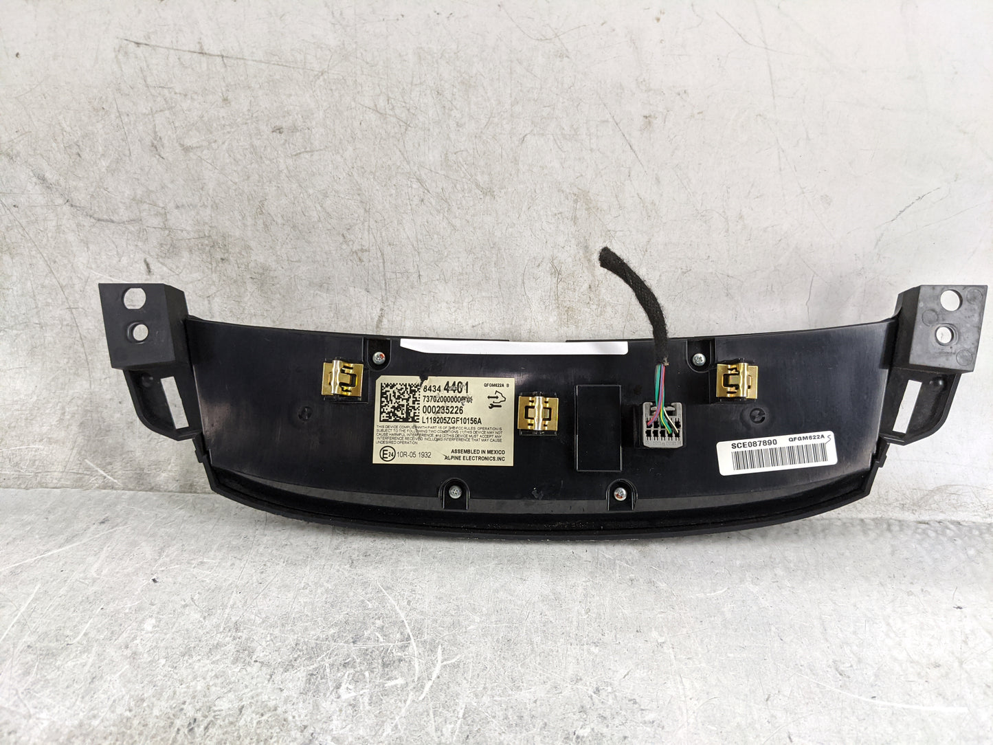 2018-2022 Chevrolet Traverse Climate Control Module Temperature AC/Heater Replacement P/N:84344401 QFGM622A Fits OEM Used Au