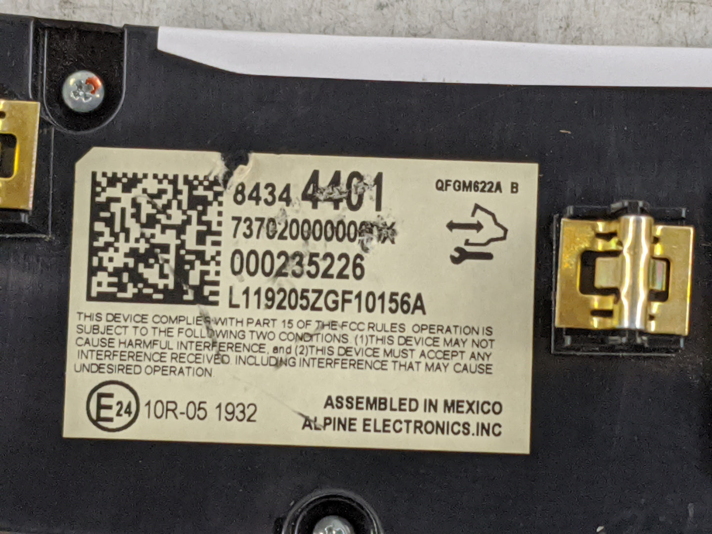 2018-2022 Chevrolet Traverse Climate Control Module Temperature AC/Heater Replacement P/N:84344401 QFGM622A Fits OEM Used Au