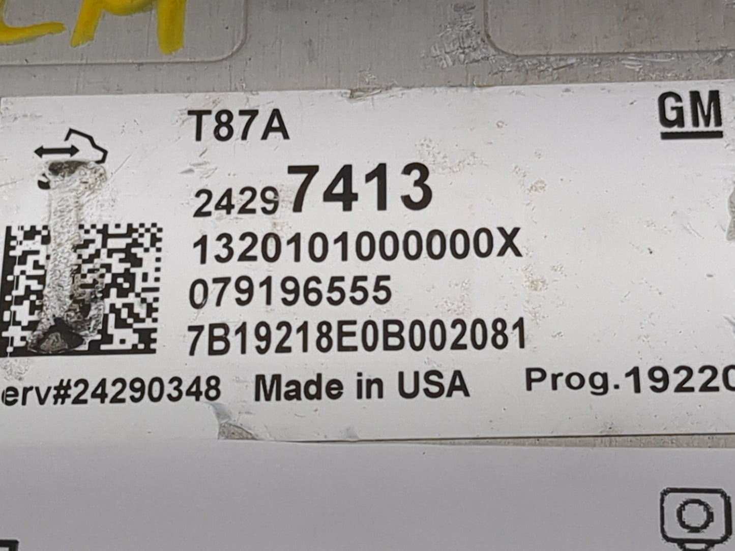 2019-2022 Chevrolet Traverse Transmission Control Module Tcu Tcm 1481096 - Oemusedautoparts1.com