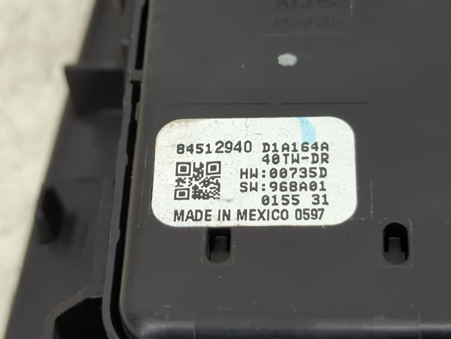 2018-2022 Chevrolet Traverse Master Power Window Switch Replacement Driver Side Left P/N:84512940 D1A164A Fits OEM Used Auto