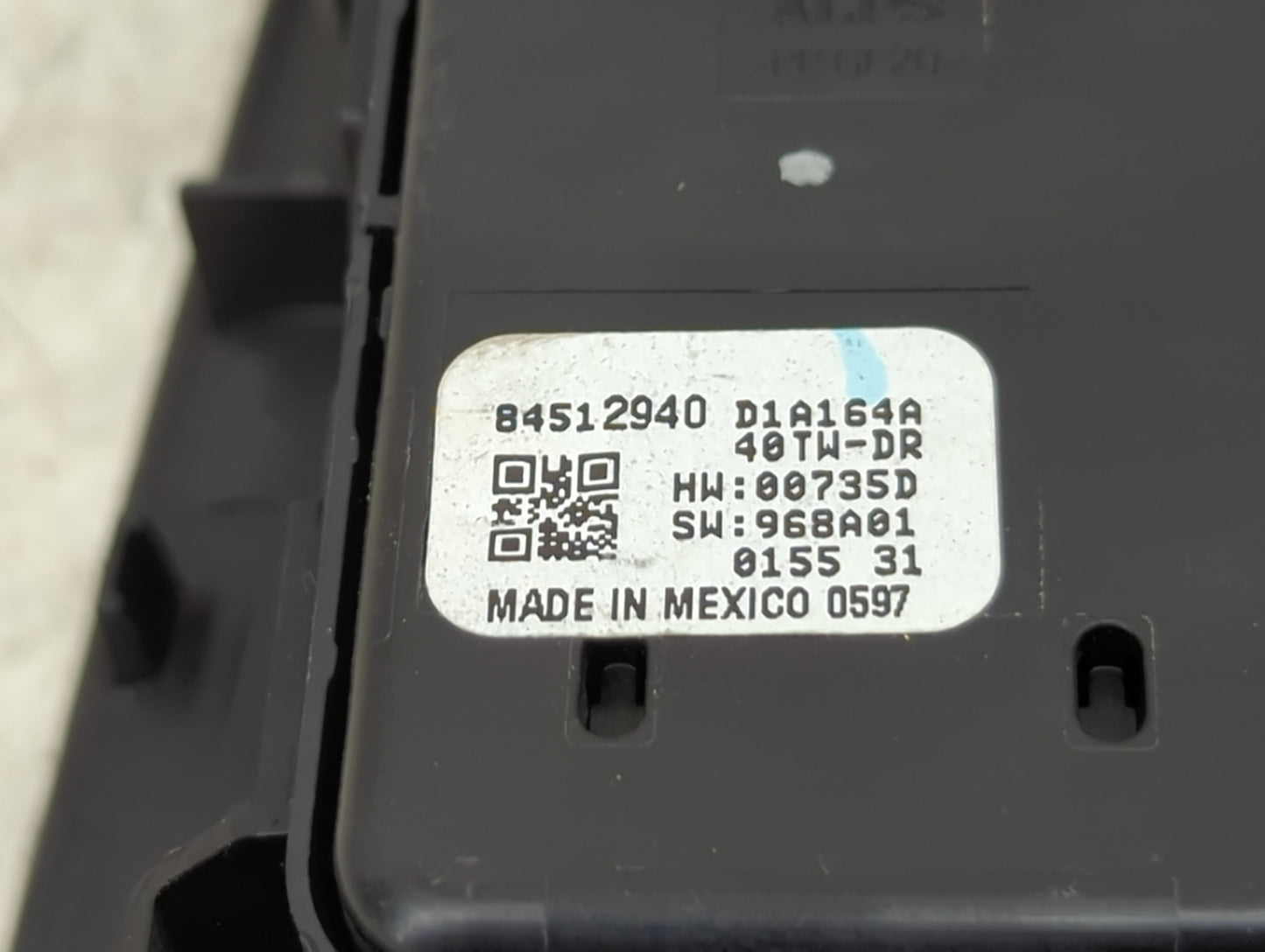 2018-2022 Chevrolet Traverse Master Power Window Switch Replacement Driver Side Left P/N:84512940 D1A164A Fits OEM Used Auto