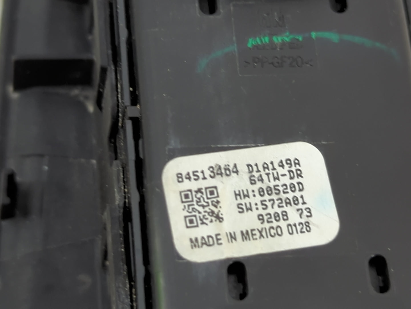 2018-2022 Chevrolet Traverse Master Power Window Switch Replacement Driver Side Left P/N:84513464 D1A149A Fits OEM Used Auto