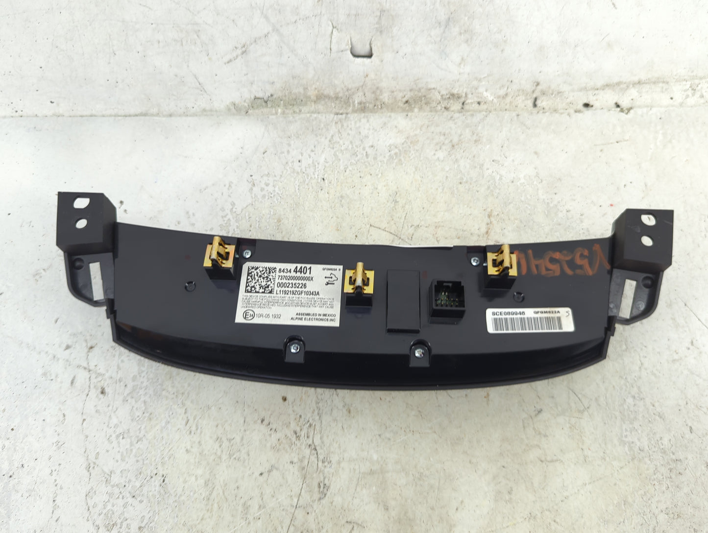 2018-2022 Chevrolet Traverse Climate Control Module Temperature AC/Heater Replacement P/N:84344401 SCE089946 Fits OEM Used A