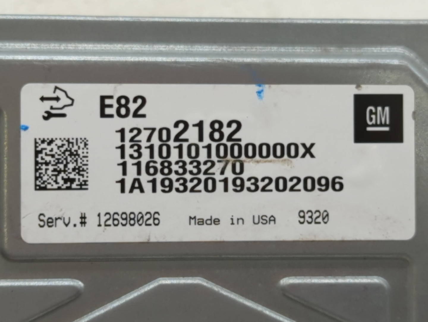 2020 Chevrolet Traverse PCM Engine Control Computer ECU ECM PCU OEM P/N:12698026 12687296 Fits Fits 2016 2017 2018 2019 OEM 
