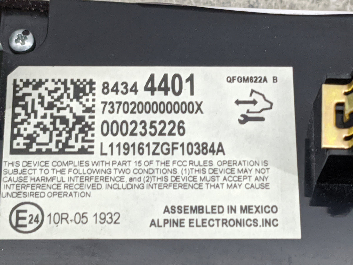2018-2022 Chevrolet Traverse Climate Control Module Temperature AC/Heater Replacement P/N:84344401 7370200000000X Fits OEM U