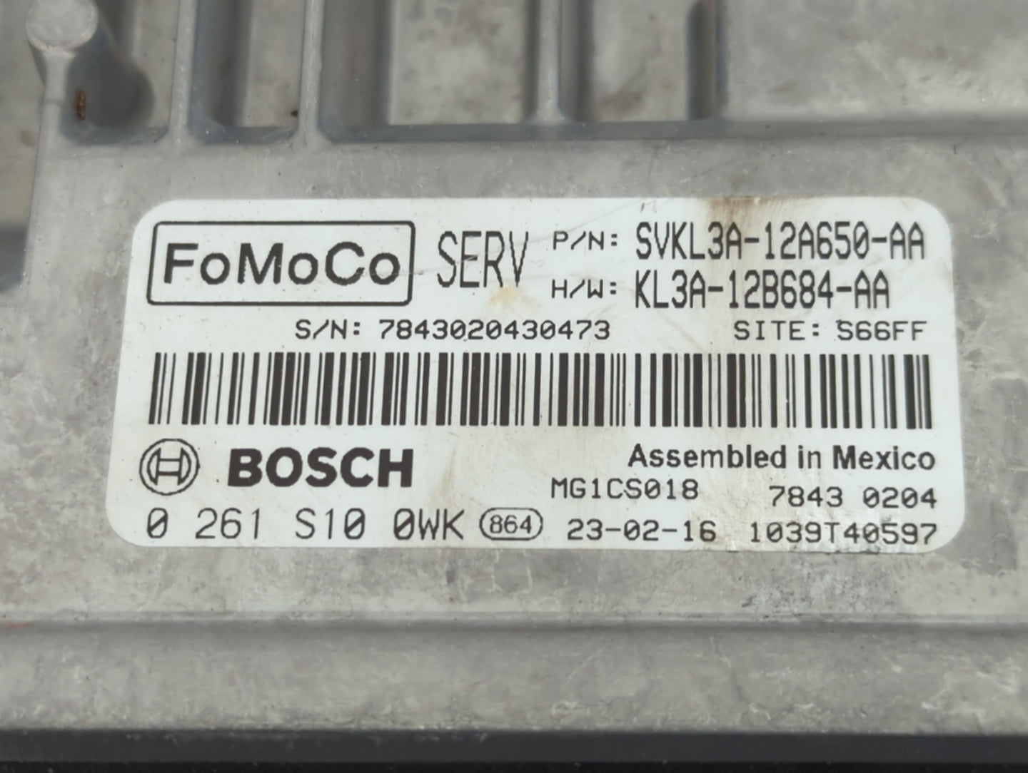 2018-2022 Chevrolet Traverse PCM Engine Control Computer ECU ECM PCU OEM P/N:KL3A-12B684-AA SVKL3A-12A650-AA Fits OEM Used A