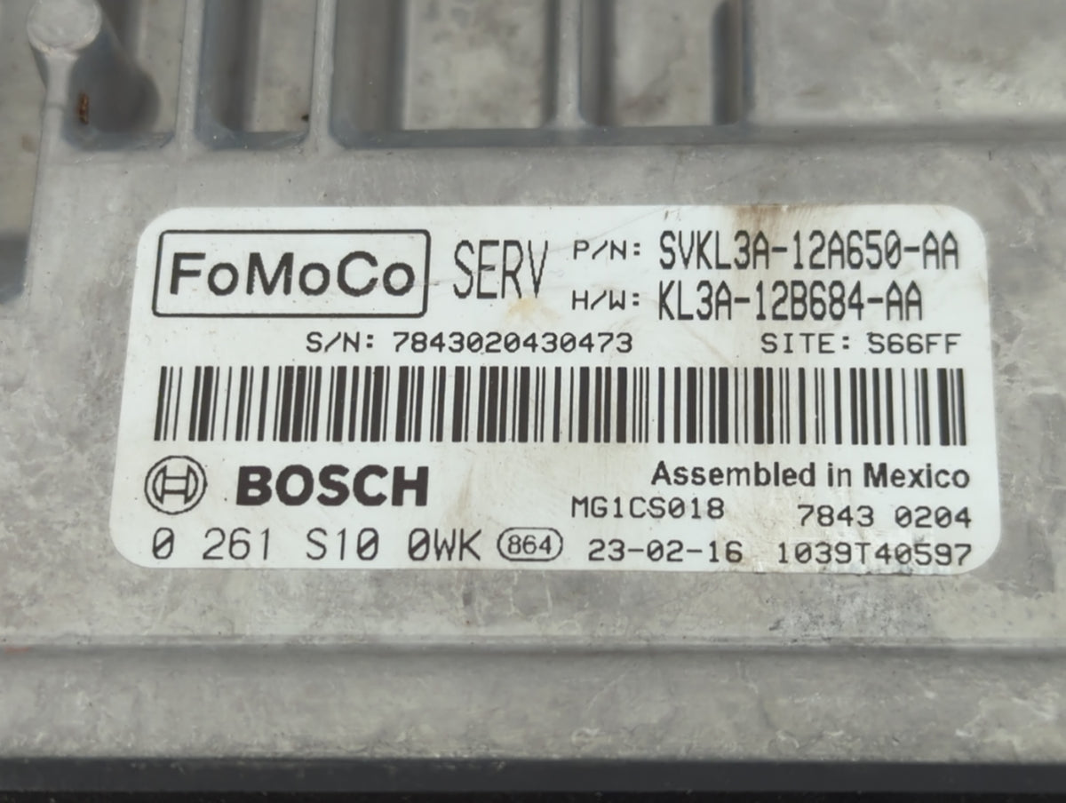 2018-2022 Chevrolet Traverse PCM Engine Control Computer ECU ECM PCU OEM P/N:KL3A-12B684-AA SVKL3A-12A650-AA OEM Used Auto P