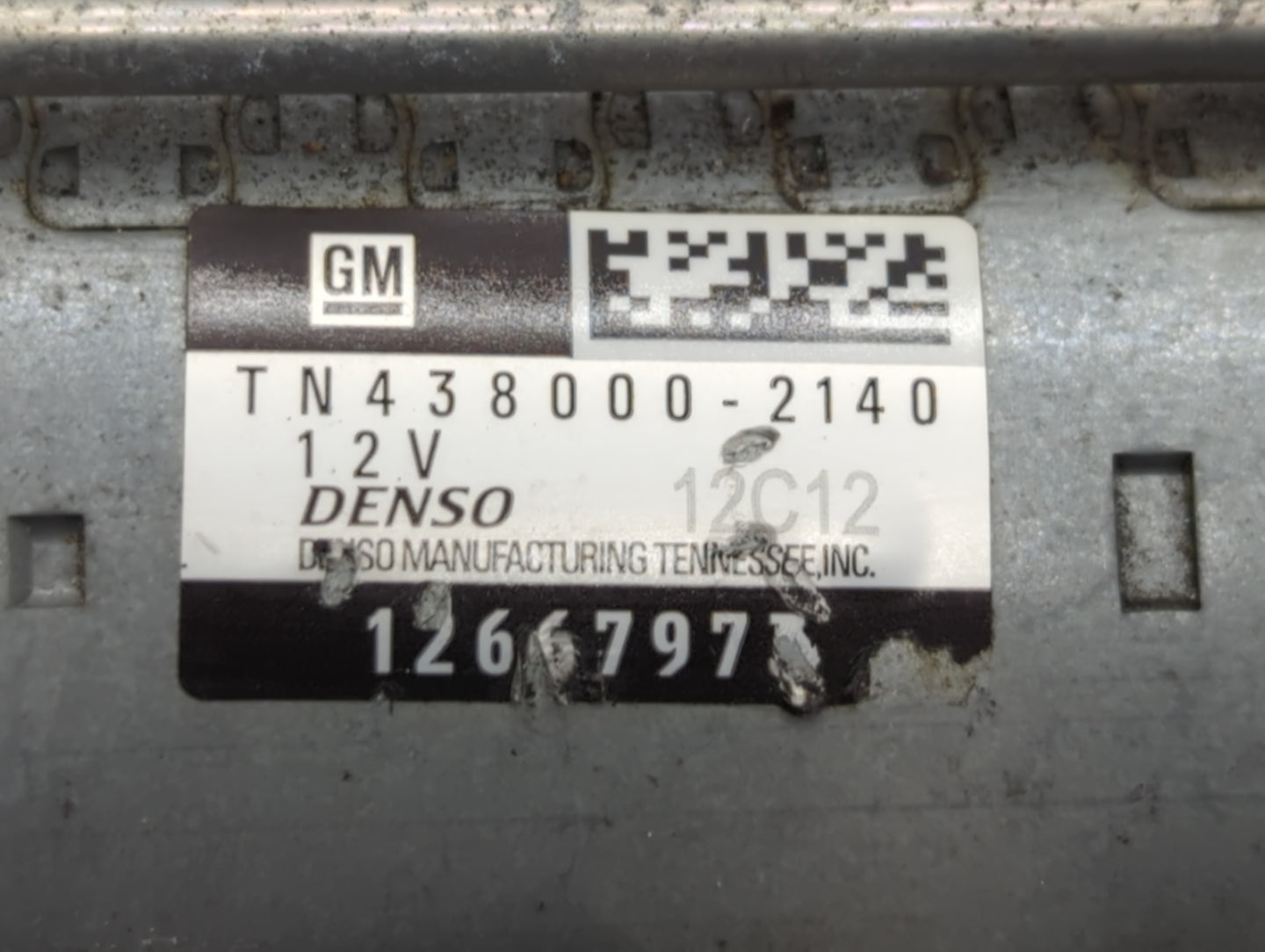 2018-2022 Chevrolet Traverse Car Starter Motor Solenoid OEM P/N:TN438000-2140 12667973 Fits OEM Used Auto Parts - Oemusedaut