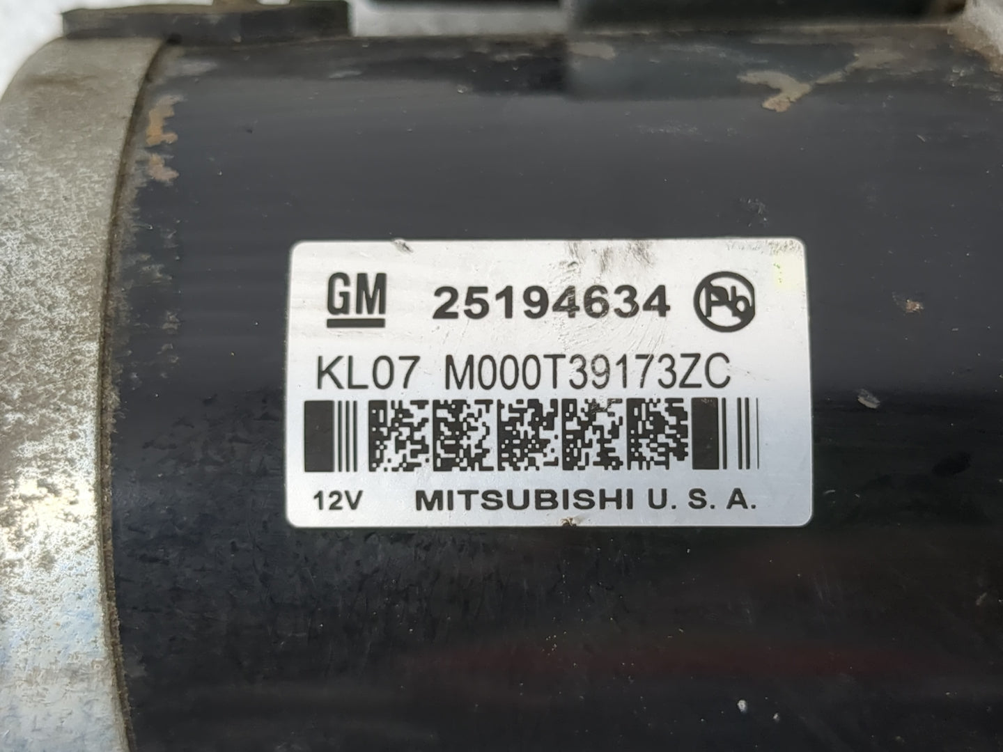 2013-2021 Chevrolet Trax Car Starter Motor Solenoid OEM P/N:25194634 Fits OEM Used Auto Parts - Oemusedautoparts1.com