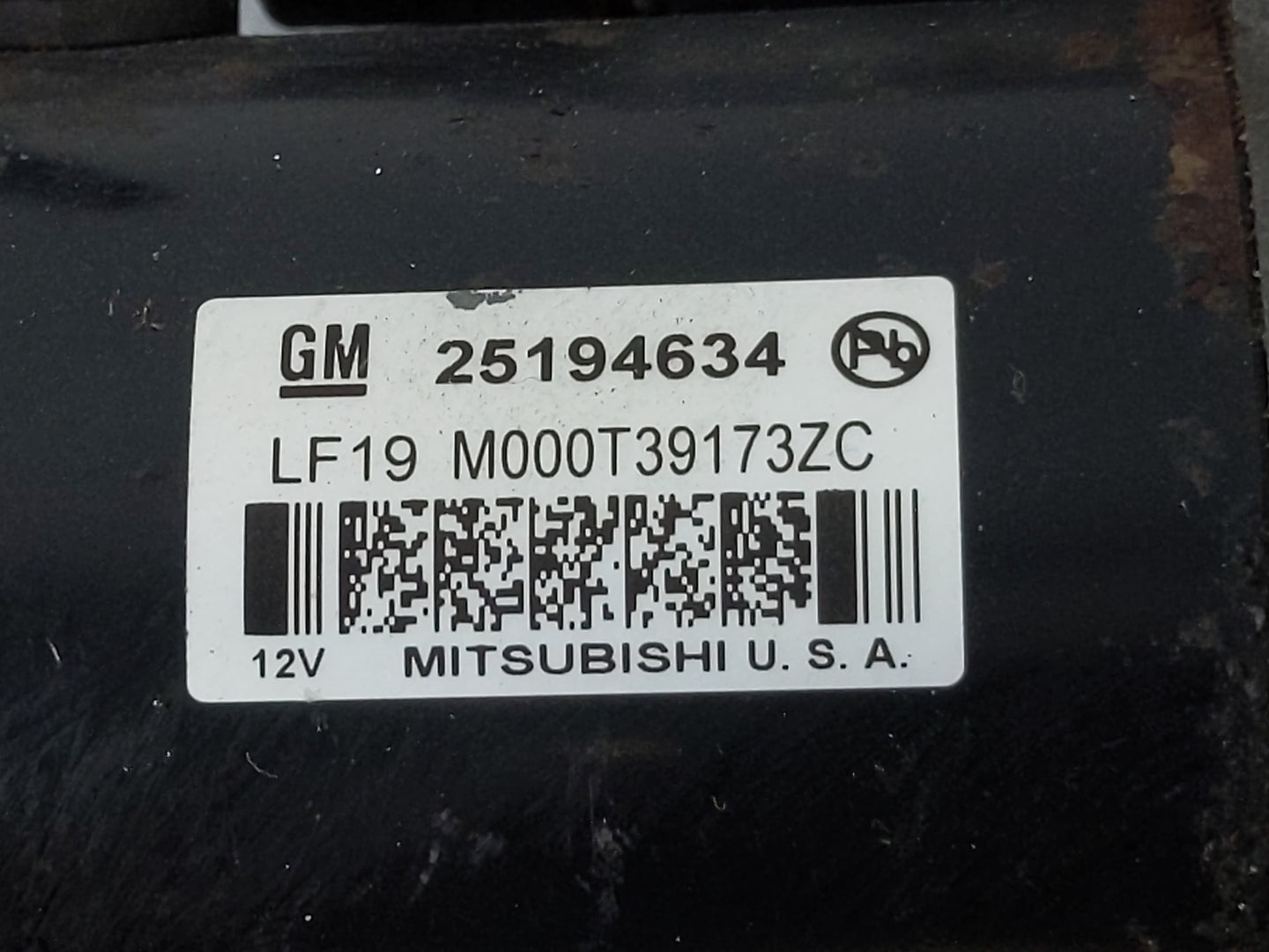 2013-2021 Chevrolet Trax Car Starter Motor Solenoid OEM P/N:25194634 Fits OEM Used Auto Parts - Oemusedautoparts1.com