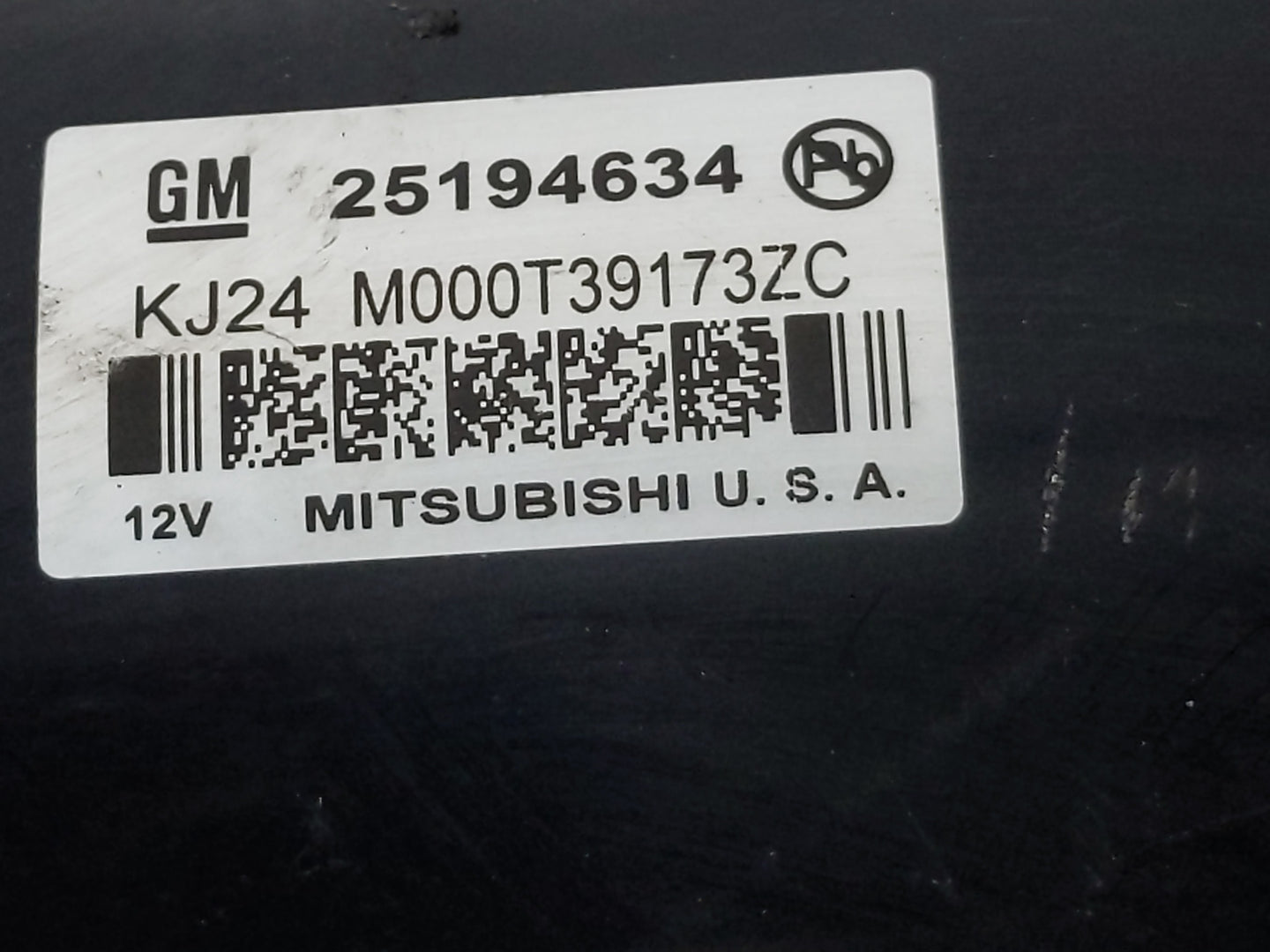2013-2021 Chevrolet Trax Car Starter Motor Solenoid OEM P/N:25194634 Fits OEM Used Auto Parts - Oemusedautoparts1.com