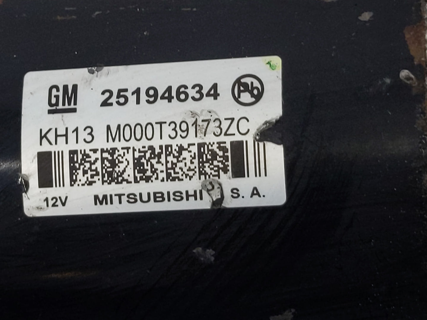 2013-2021 Chevrolet Trax Car Starter Motor Solenoid OEM P/N:25194634 Fits OEM Used Auto Parts - Oemusedautoparts1.com