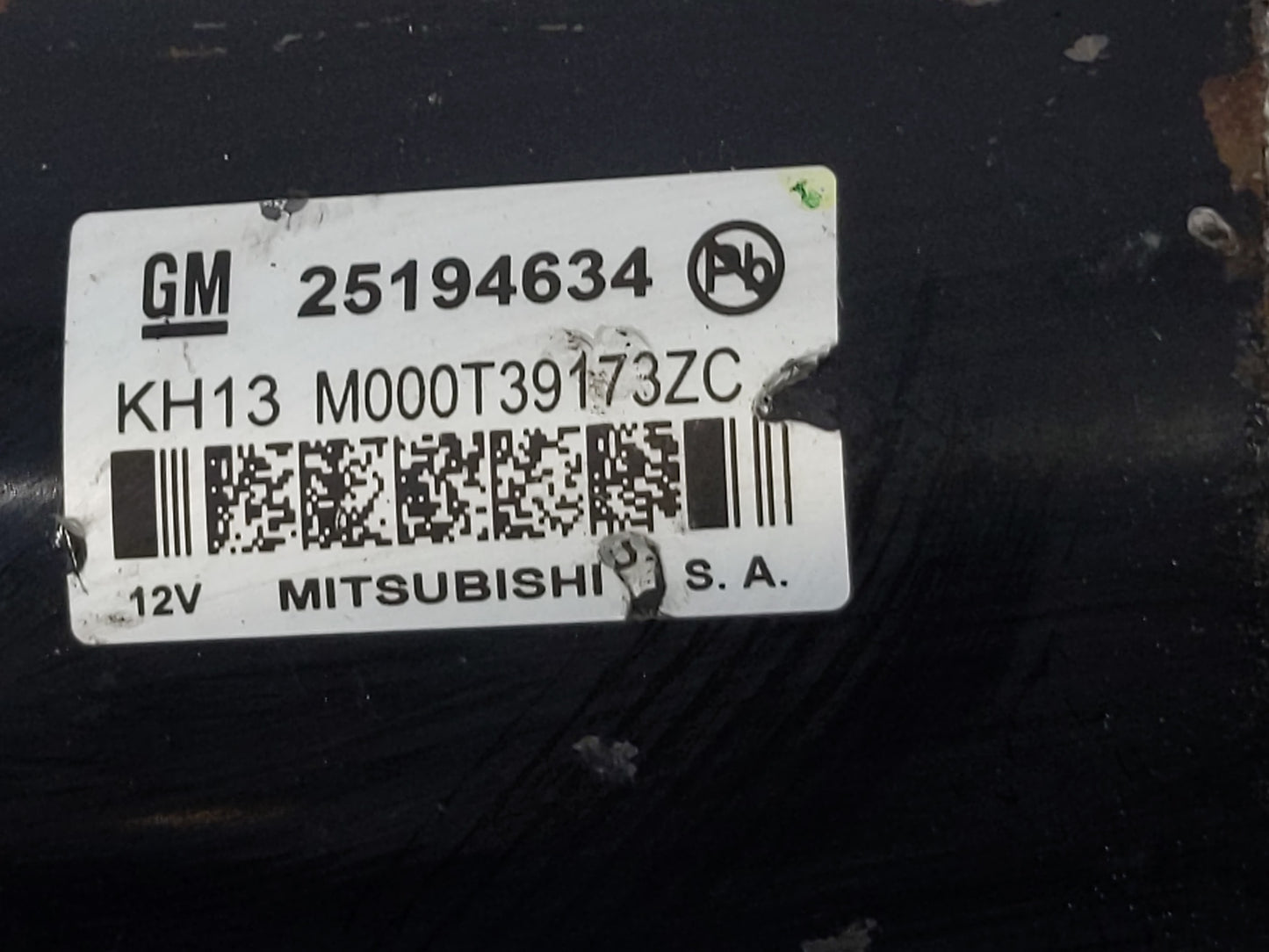 2013-2021 Chevrolet Trax Car Starter Motor Solenoid OEM P/N:25194634 Fits OEM Used Auto Parts - Oemusedautoparts1.com