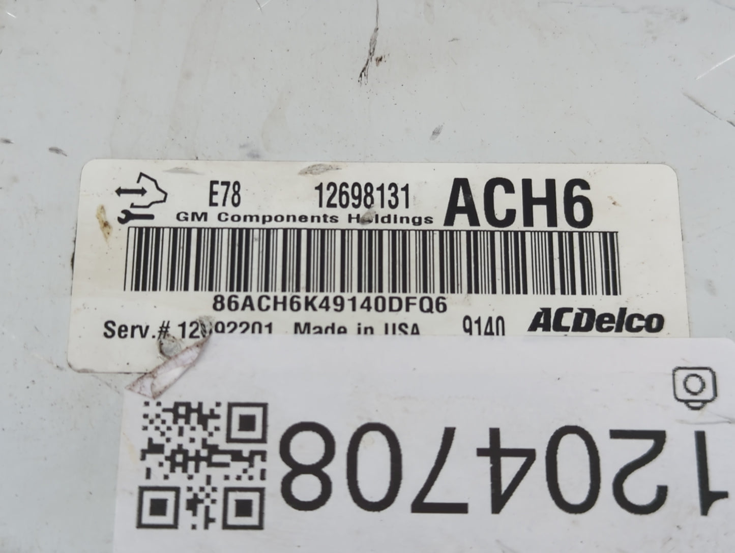 2017-2021 Chevrolet Trax PCM Engine Control Computer ECU ECM PCU OEM P/N:12698131 Fits Fits 2017 2018 2019 2020 2021 OEM Use