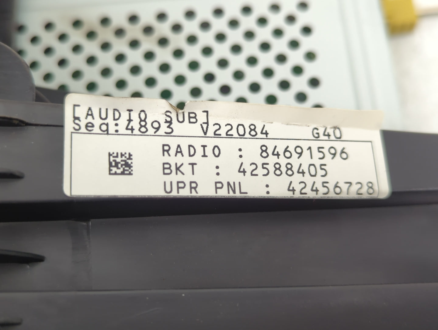 2020-2020 Chevrolet Trax Radio Control Panel - Oemusedautoparts1.com