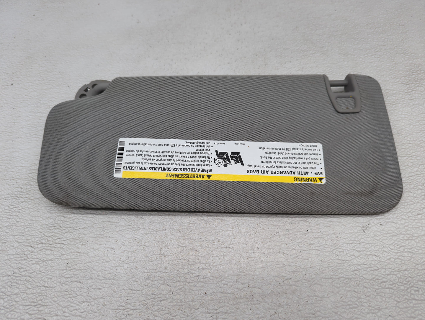 2017-2021 Chevrolet Trax Sun Visor Shade Replacement Passenger Right Mirror Fits Fits 2017 2018 2019 2020 2021 OEM Used Auto
