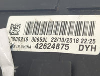 2018-2021 Chevrolet Trax Fusebox Fuse Box Panel Relay Module P/N:42624875 Fits Fits 2018 2019 2020 2021 OEM Used Auto Parts 