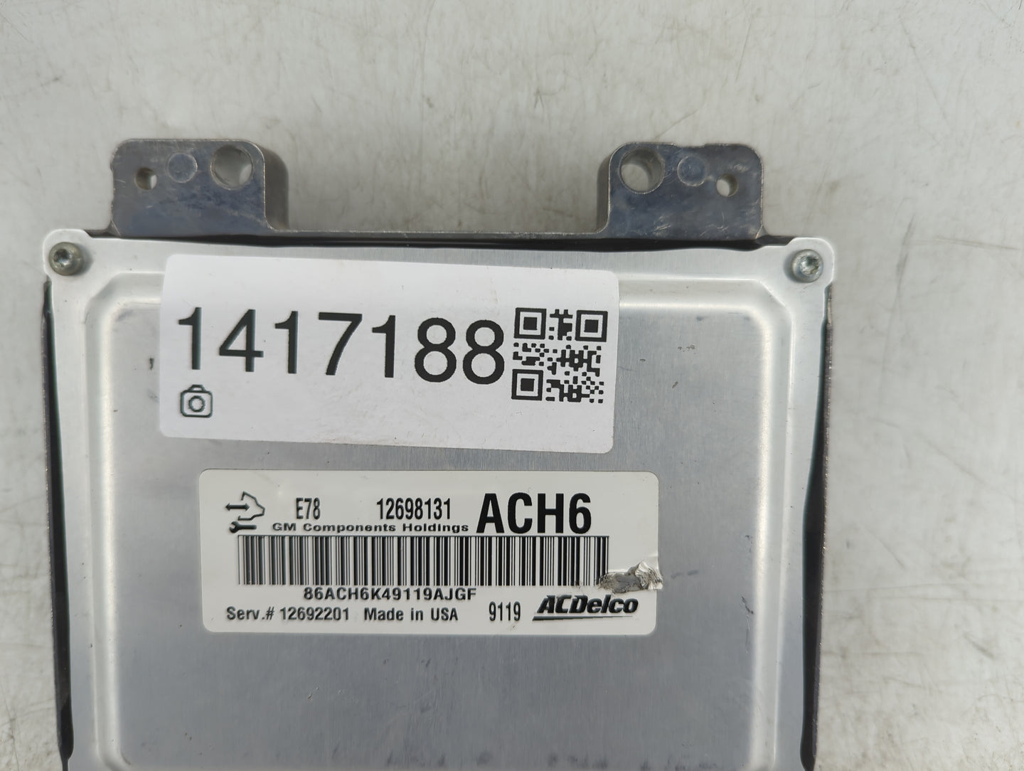 2017-2021 Chevrolet Trax PCM Engine Control Computer ECU ECM PCU OEM P/N:12698131 Fits Fits 2017 2018 2019 2020 2021 OEM Use