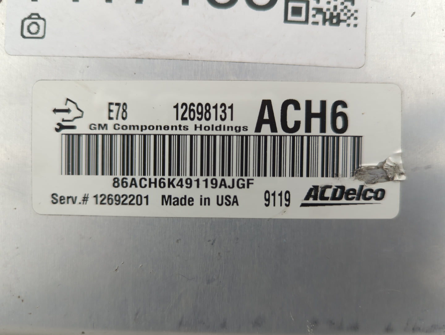 2017-2021 Chevrolet Trax PCM Engine Control Computer ECU ECM PCU OEM P/N:12698131 Fits Fits 2017 2018 2019 2020 2021 OEM Use