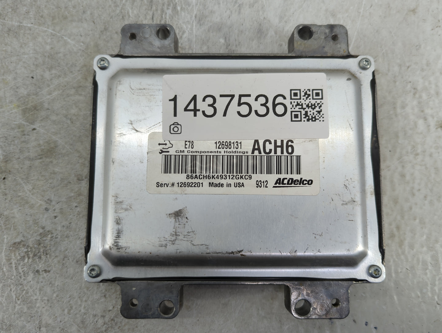 2017-2021 Chevrolet Trax PCM Engine Control Computer ECU ECM PCU OEM P/N:12698131 12692201 Fits Fits 2017 2018 2019 2020 202