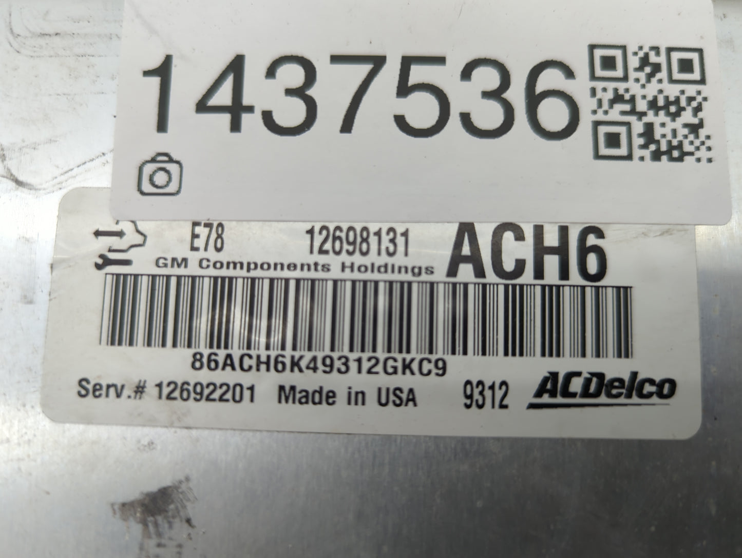 2017-2021 Chevrolet Trax PCM Engine Control Computer ECU ECM PCU OEM P/N:12698131 12692201 Fits Fits 2017 2018 2019 2020 202