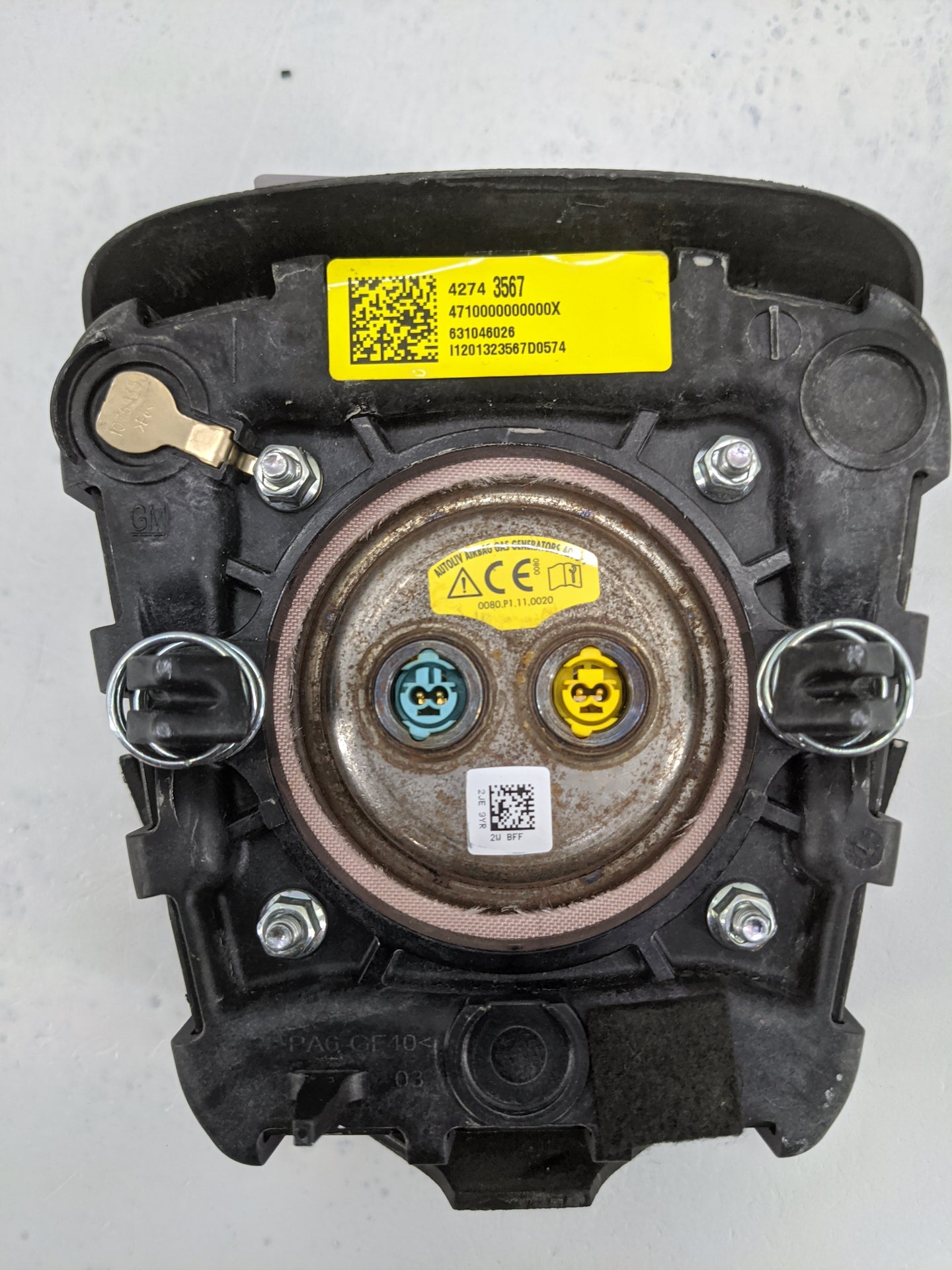 2018-2020 Chevrolet Trax Air Bag Driver Left Steering Wheel Mounted 1477606 - Oemusedautoparts1.com
