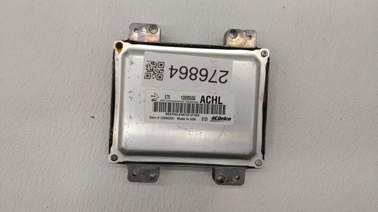 2017-2018 Chevrolet Trax PCM Engine Control Computer ECU ECM PCU OEM P/N:12695536 12670309, 12692201 Fits Fits 2017 2018 201