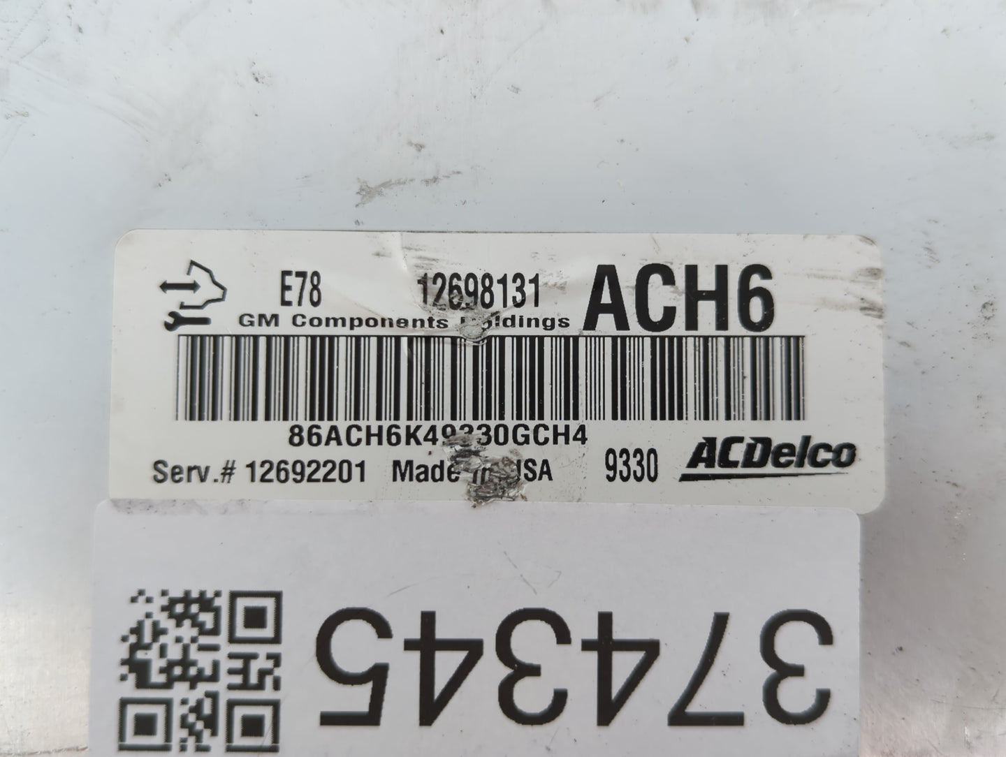 2017-2018 Chevrolet Trax PCM Engine Control Computer ECU ECM PCU OEM P/N:12697793 12706635, 12679097 Fits Fits 2017 2018 201