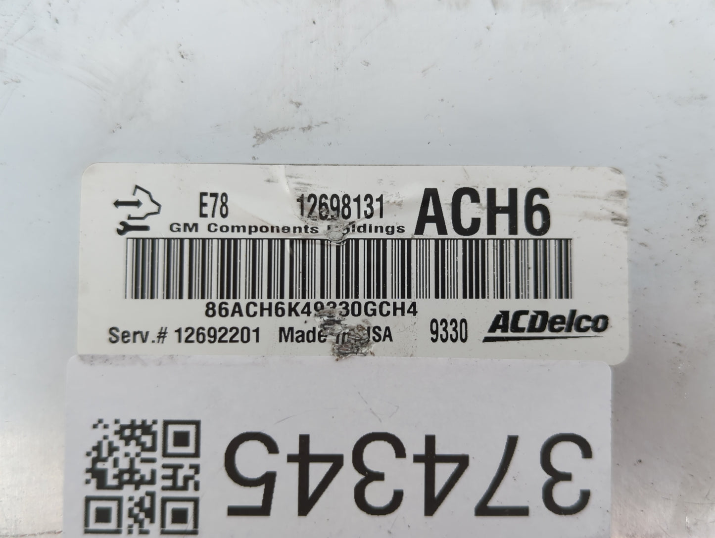 2017-2018 Chevrolet Trax PCM Engine Control Computer ECU ECM PCU OEM P/N:12697793 12706635, 12679097 Fits Fits 2017 2018 201