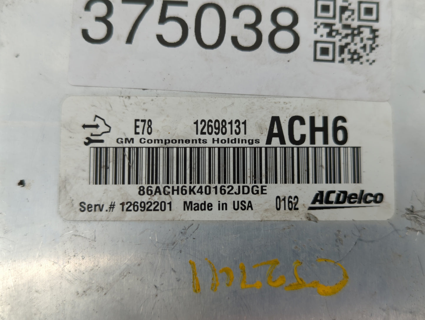 2017-2018 Chevrolet Trax PCM Engine Control Computer ECU ECM PCU OEM P/N:12697793 12706635, 12679097 Fits Fits 2017 2018 201