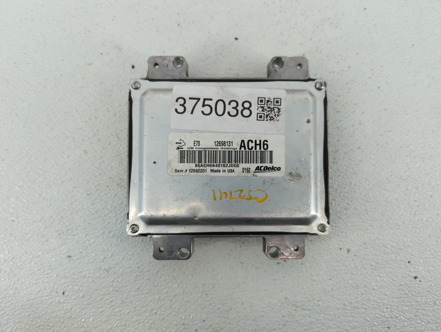 2017-2018 Chevrolet Trax PCM Engine Control Computer ECU ECM PCU OEM P/N:12697793 12706635, 12679097 Fits Fits 2017 2018 201