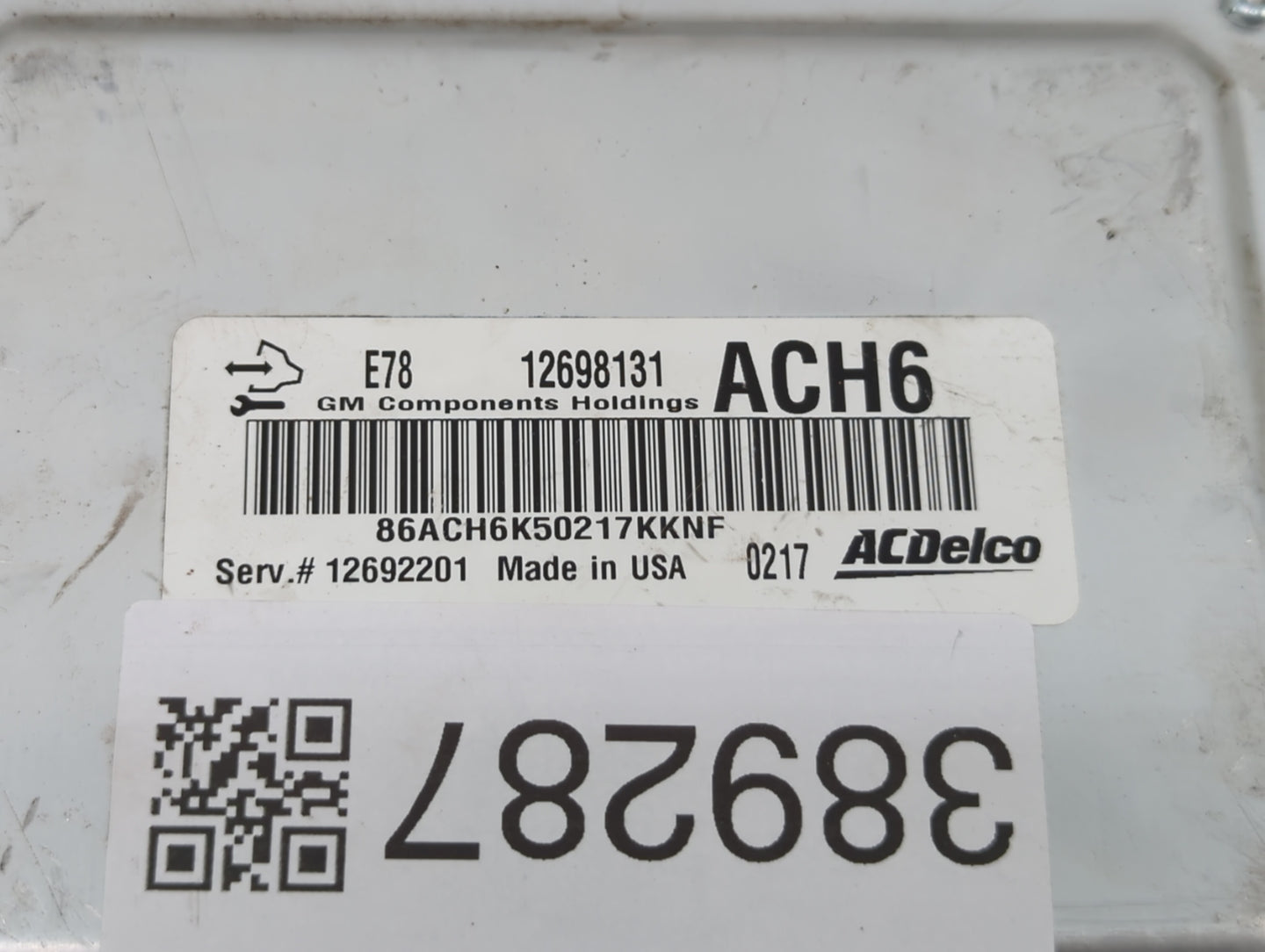 2017-2018 Chevrolet Trax PCM Engine Control Computer ECU ECM PCU OEM P/N:12685776 12668986, 12698131 Fits Fits 2017 2018 201