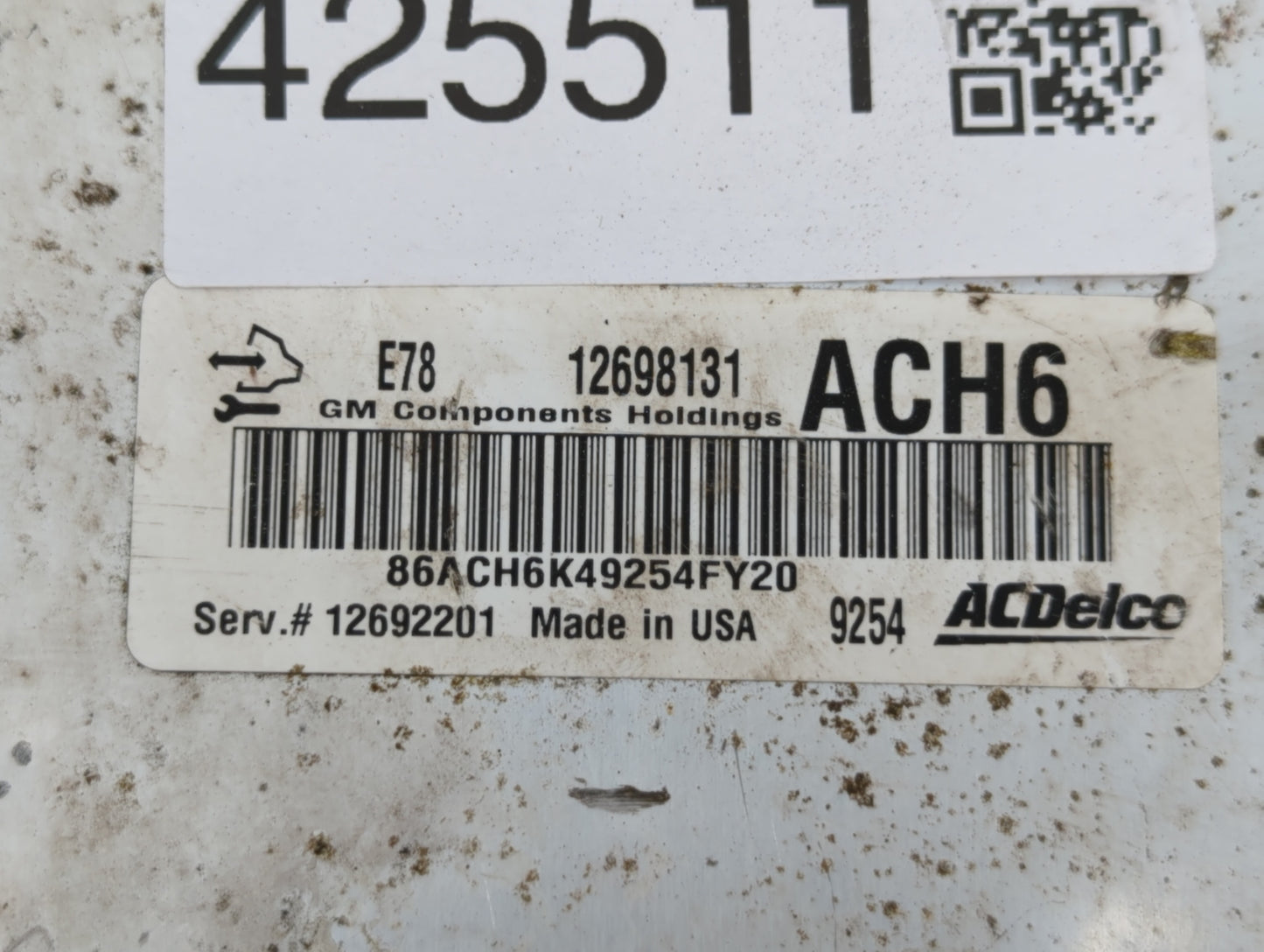 2017-2021 Chevrolet Trax PCM Engine Control Computer ECU ECM PCU OEM P/N:12692201 12679097 Fits Fits 2017 2018 2019 2020 202