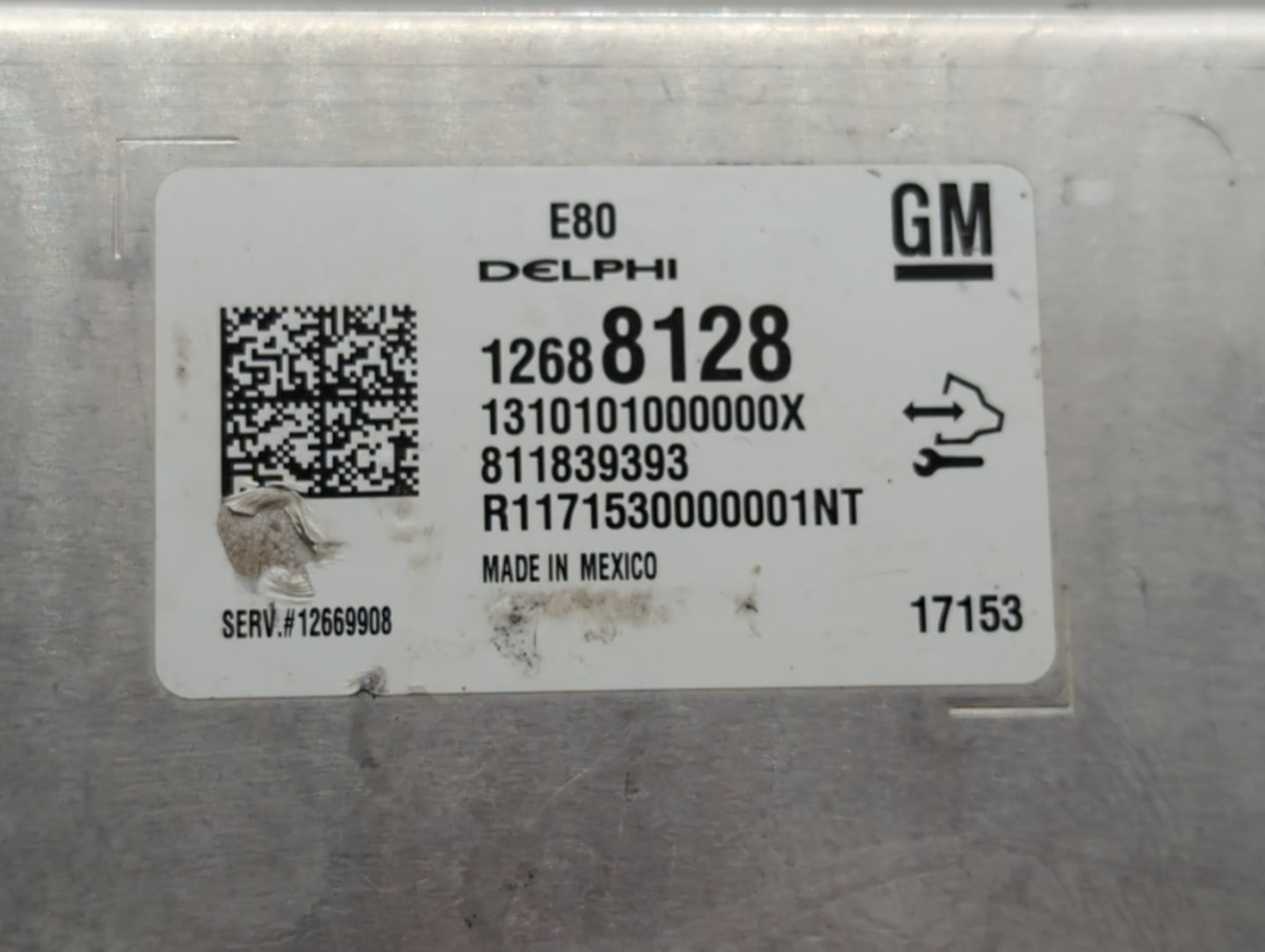 2017-2021 Chevrolet Trax PCM Engine Control Computer ECU ECM PCU OEM P/N:12669908 12688128 Fits Fits 2017 2018 2019 2020 202