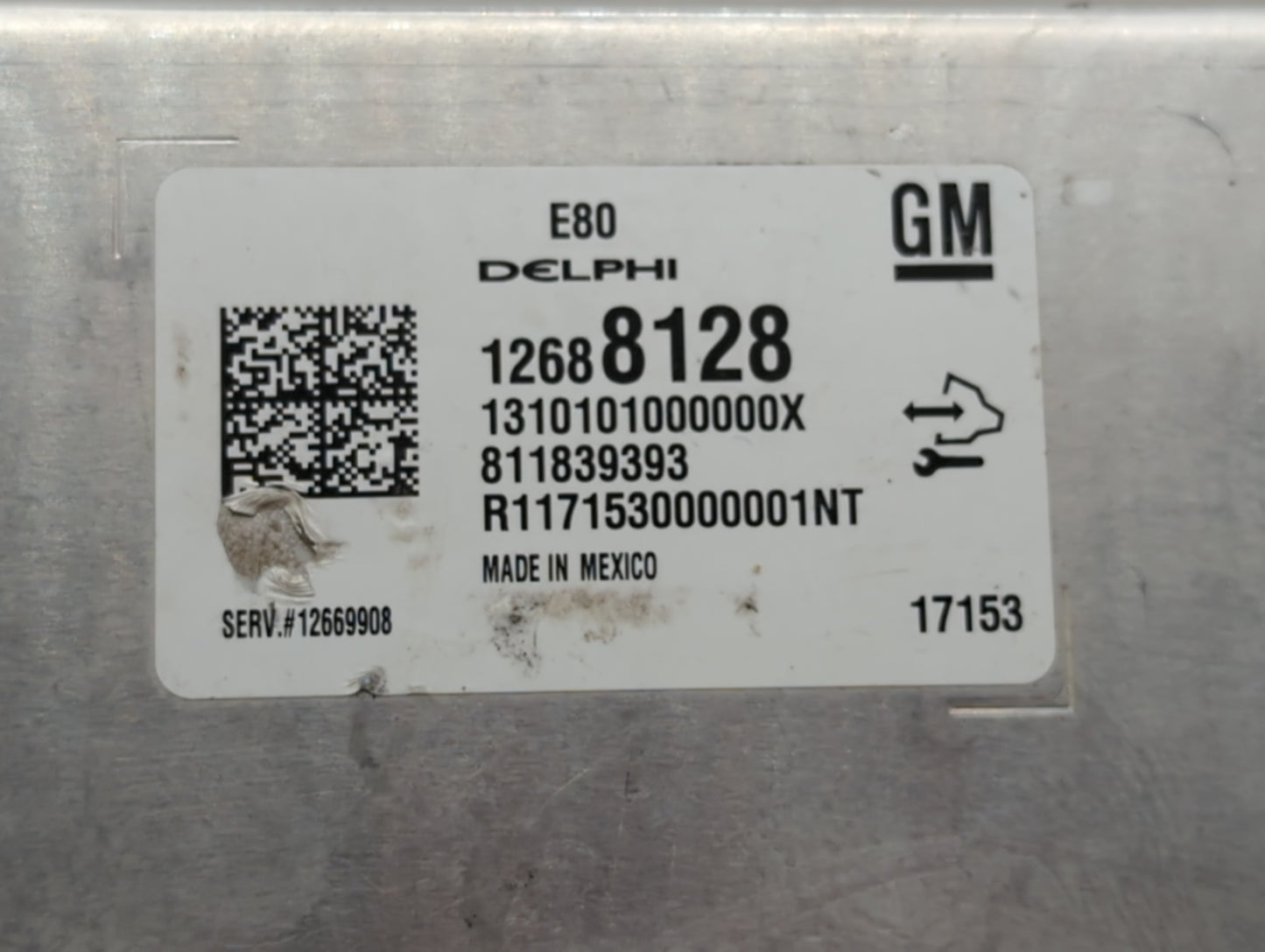 2017-2021 Chevrolet Trax PCM Engine Control Computer ECU ECM PCU OEM P/N:12669908 12688128 Fits Fits 2017 2018 2019 2020 202