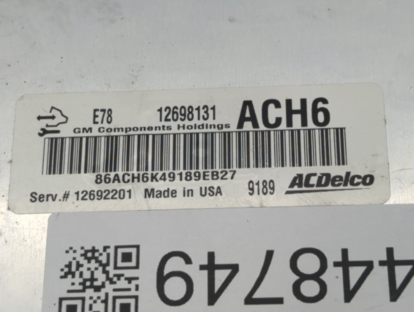 2017-2021 Chevrolet Trax PCM Engine Control Computer ECU ECM PCU OEM P/N:12692201 12697718 Fits Fits 2017 2018 2019 2020 202