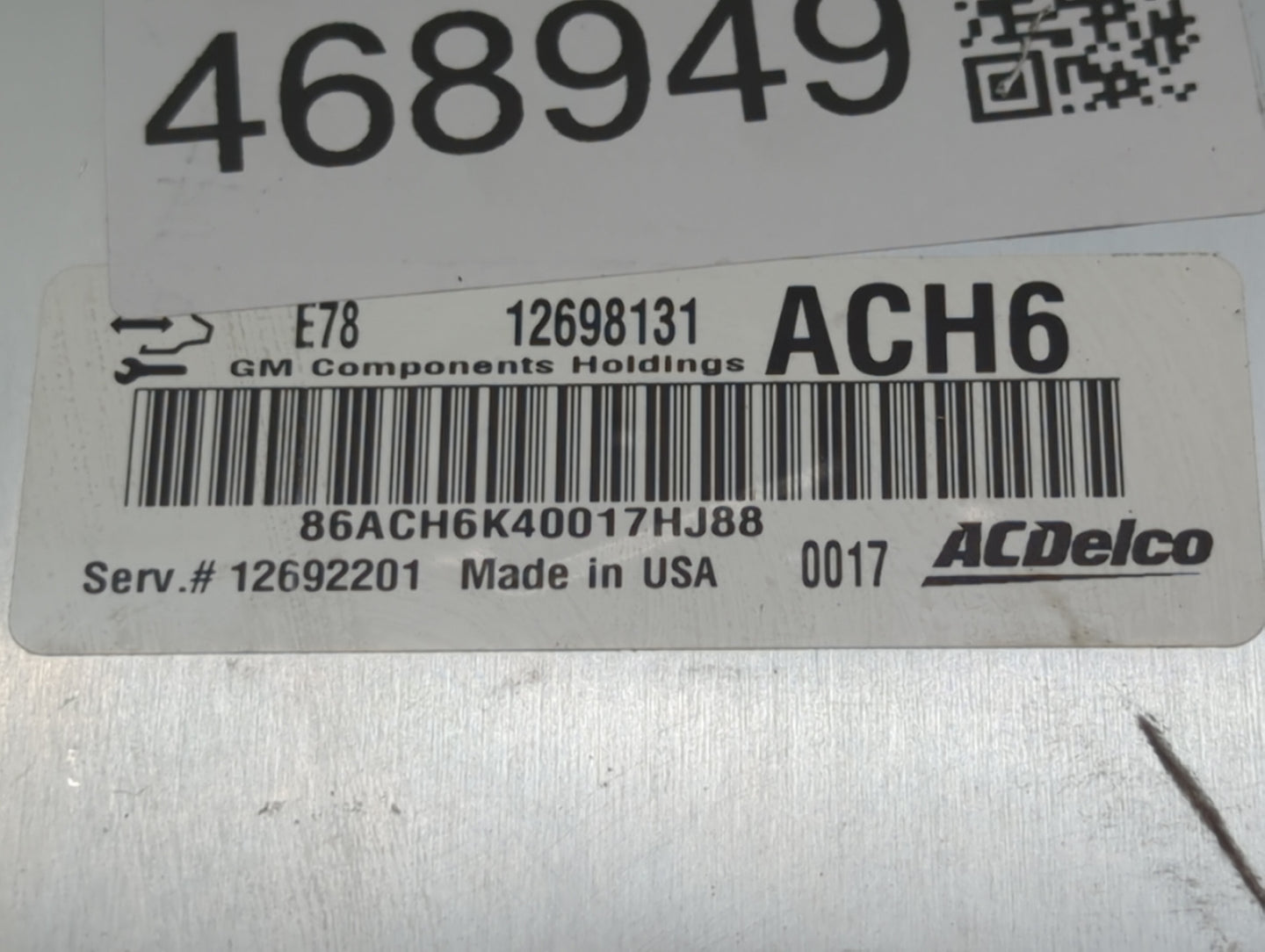 2017-2021 Chevrolet Trax PCM Engine Control Computer ECU ECM PCU OEM P/N:12668986 12685776 Fits Fits 2017 2018 2019 2020 202