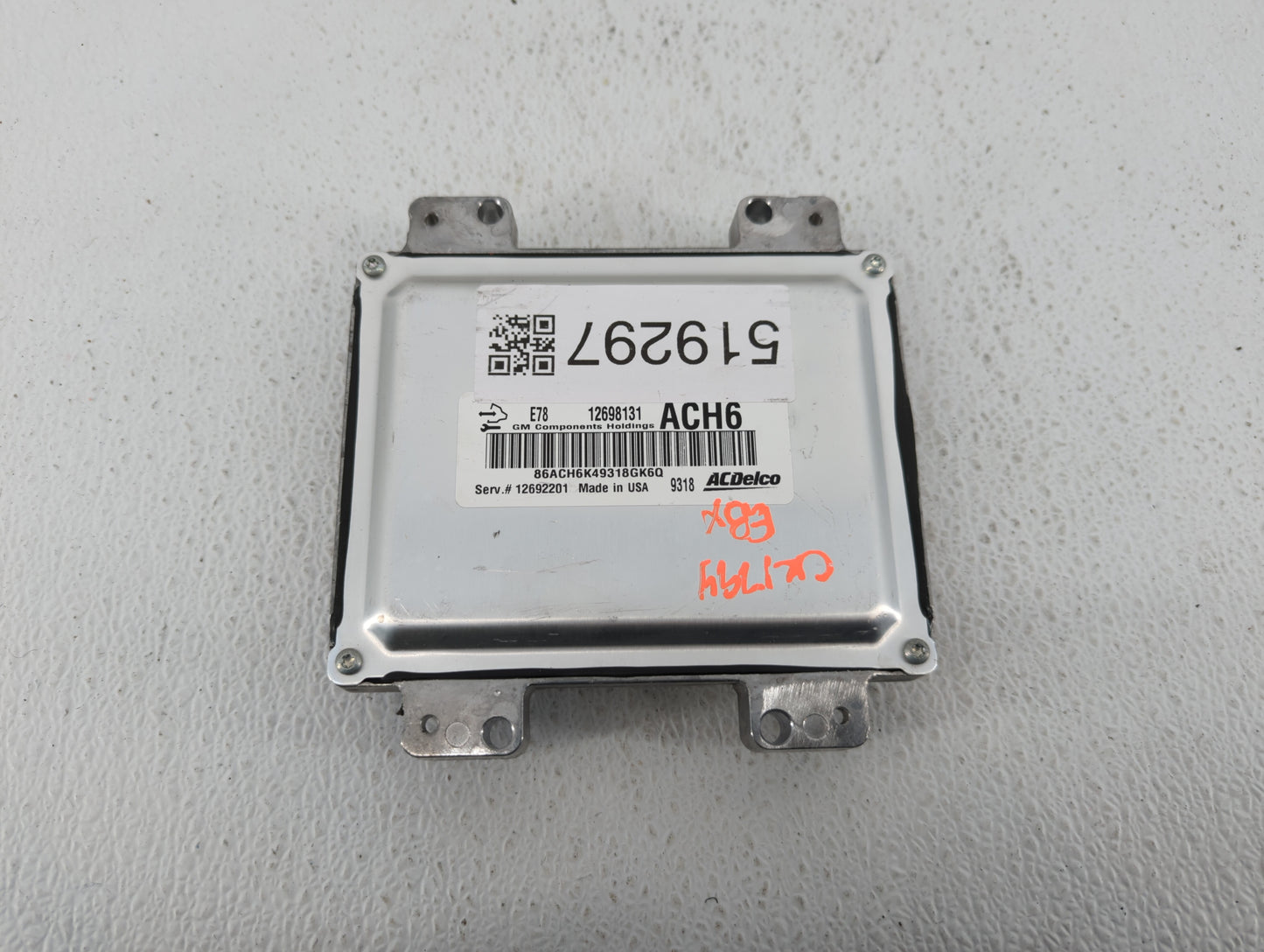 2017-2021 Chevrolet Trax PCM Engine Control Computer ECU ECM PCU OEM P/N:12698131 12692201 Fits Fits 2017 2018 2019 2020 202