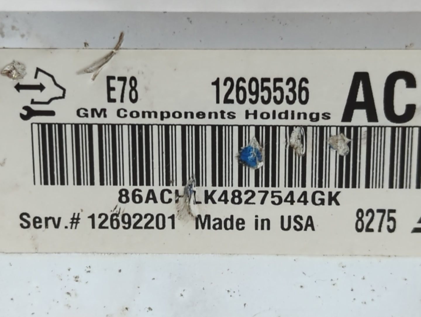 2017-2021 Chevrolet Trax PCM Engine Control Computer ECU ECM PCU OEM P/N:12695536 12698131 Fits Fits 2017 2018 2019 2020 202