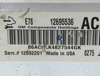 2017-2021 Chevrolet Trax PCM Engine Control Computer ECU ECM PCU OEM P/N:12695536 12698131 Fits Fits 2017 2018 2019 2020 202