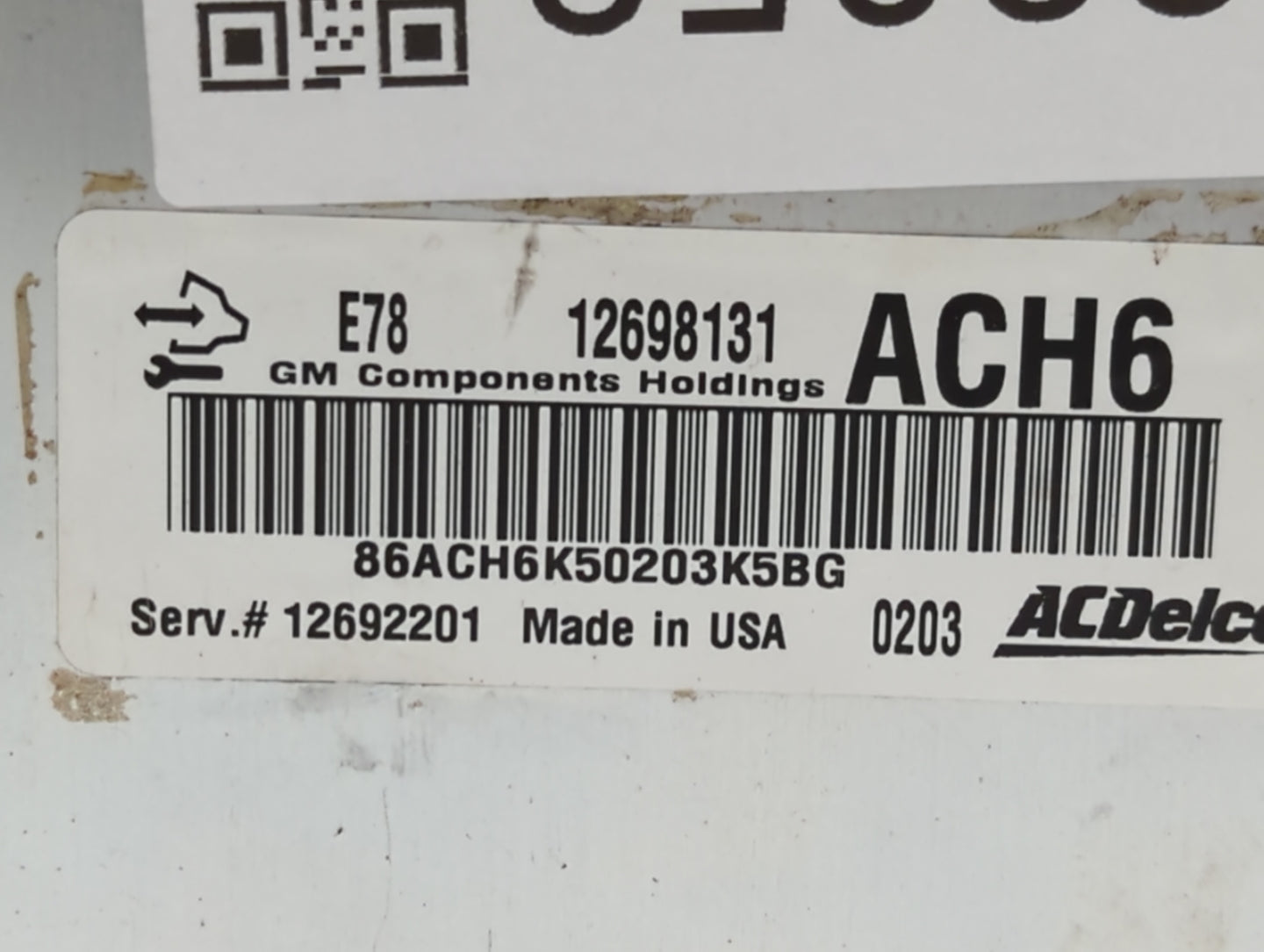 2017-2021 Chevrolet Trax PCM Engine Control Computer ECU ECM PCU OEM P/N:12698131 12692201 Fits Fits 2017 2018 2019 2020 202