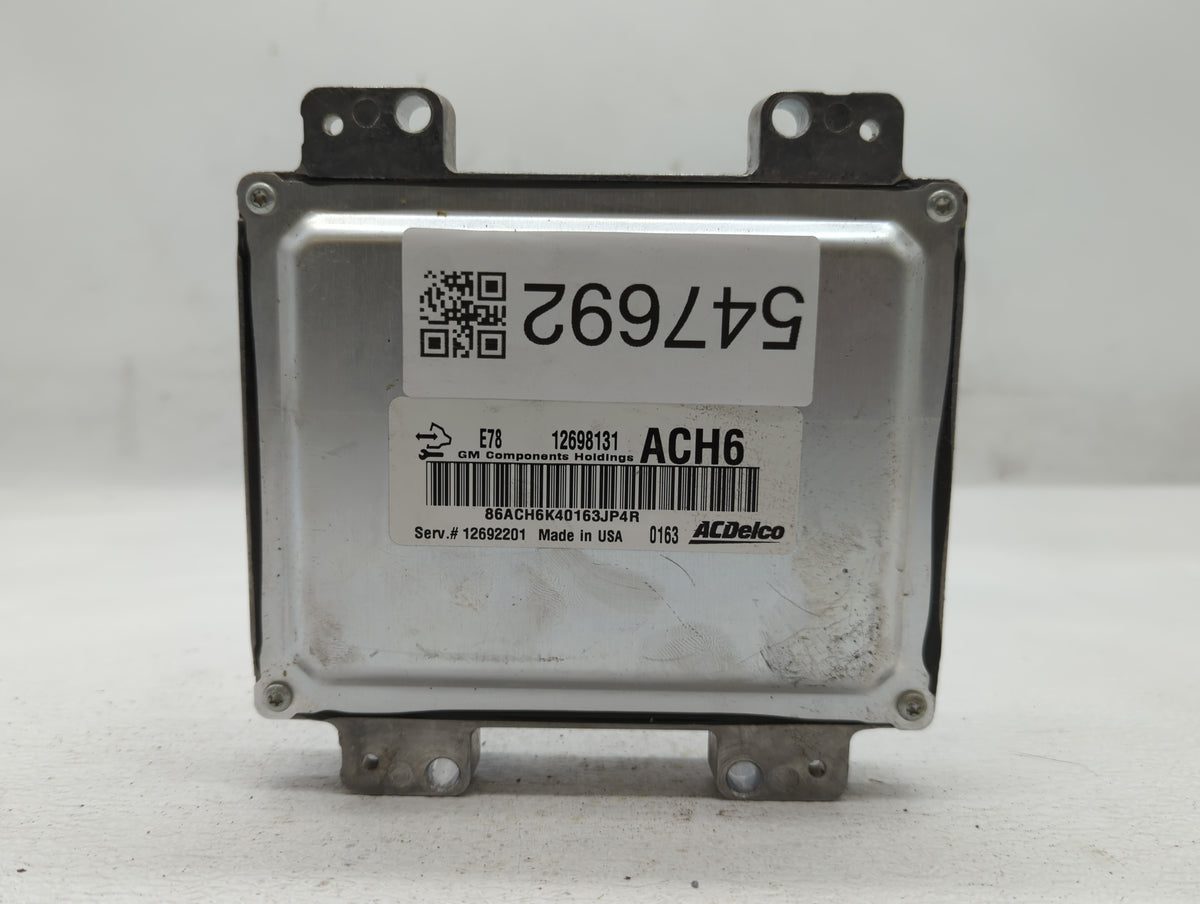 2017-2021 Chevrolet Trax PCM Engine Control Computer ECU ECM PCU OEM P/N:12698131 Fits 2017 2018 2019 2020 2021 OEM Used Aut