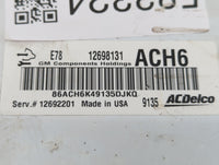 2017-2021 Chevrolet Trax PCM Engine Control Computer ECU ECM PCU OEM P/N:E78 12698131 12698131 Fits Fits 2017 2018 2019 2020