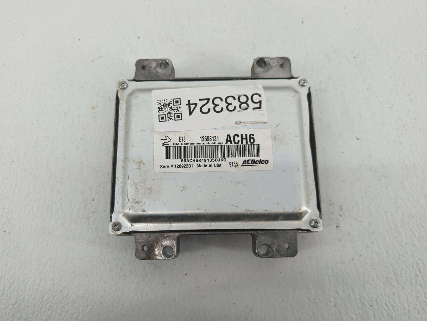 2017-2021 Chevrolet Trax PCM Engine Control Computer ECU ECM PCU OEM P/N:E78 12698131 12698131 Fits Fits 2017 2018 2019 2020